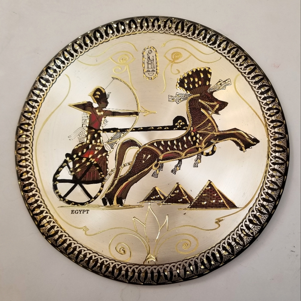 Egyptian Ramses II Faraon Copper Plate